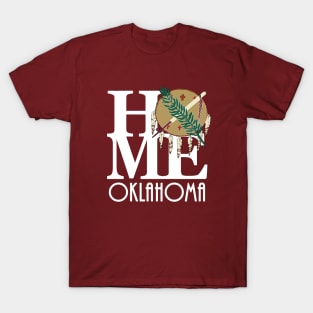 HOME Oklahoma (white text) T-Shirt